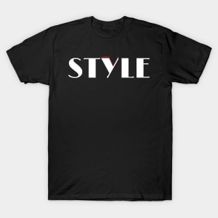 Minimalist fashion aesthetic Style That Style fashion trend elegant cool high fashion IT stylish design unique minimalism modern script text T-Shirt